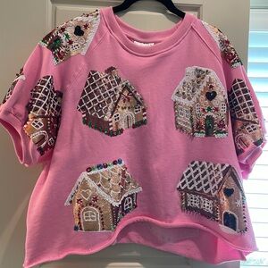 QOS short sleeve sweatshirt excellent condition